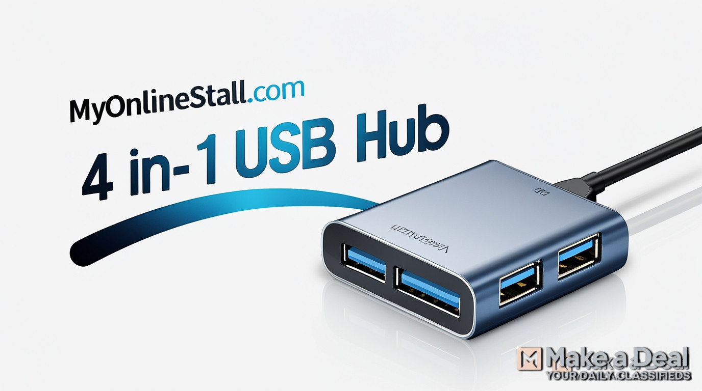 4 इन 1 USB हब
