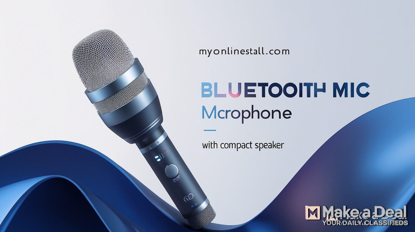 ब्लूटूथ माइक्रोफोन के साथ स्पीकर