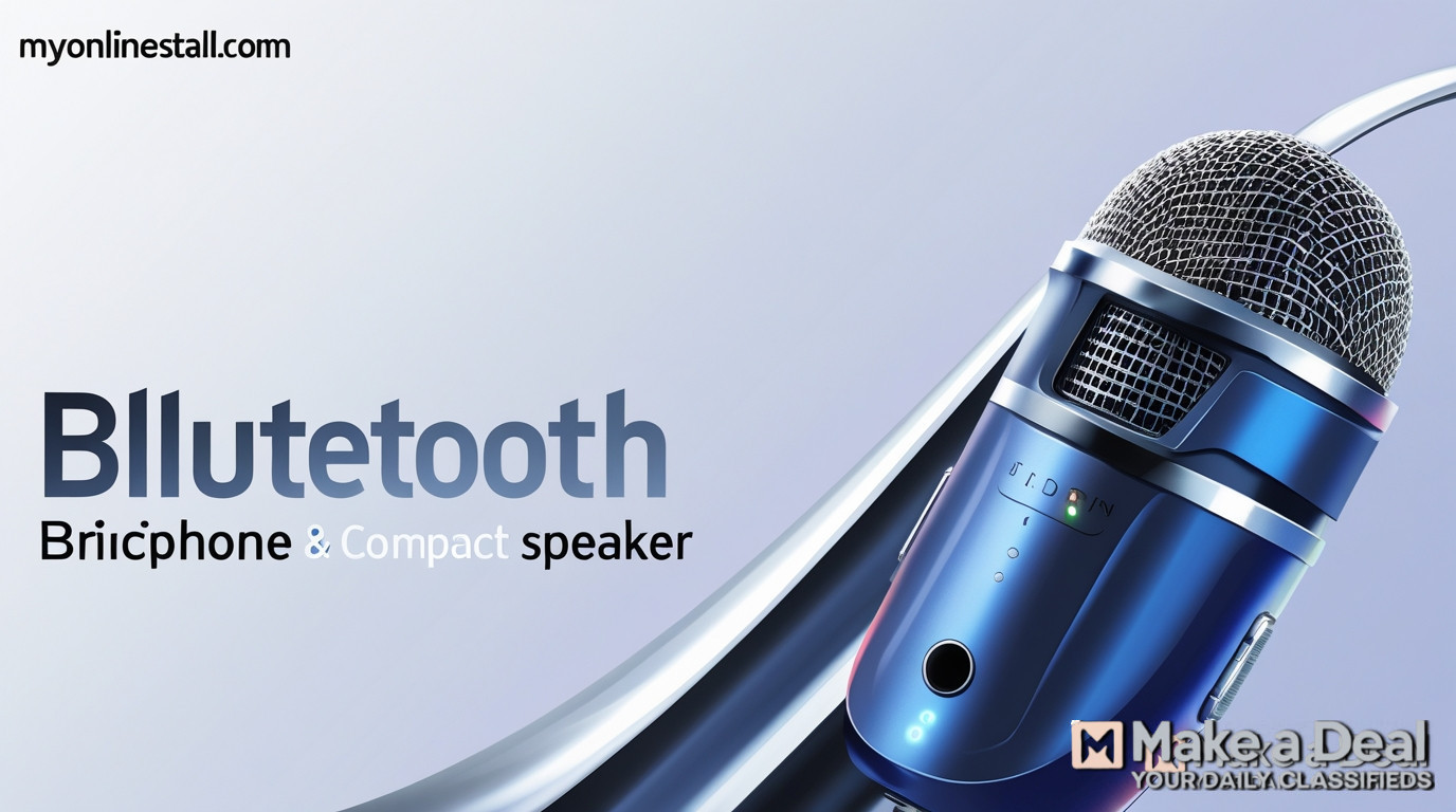 ब्लूटूथ माइक्रोफोन के साथ स्पीकर