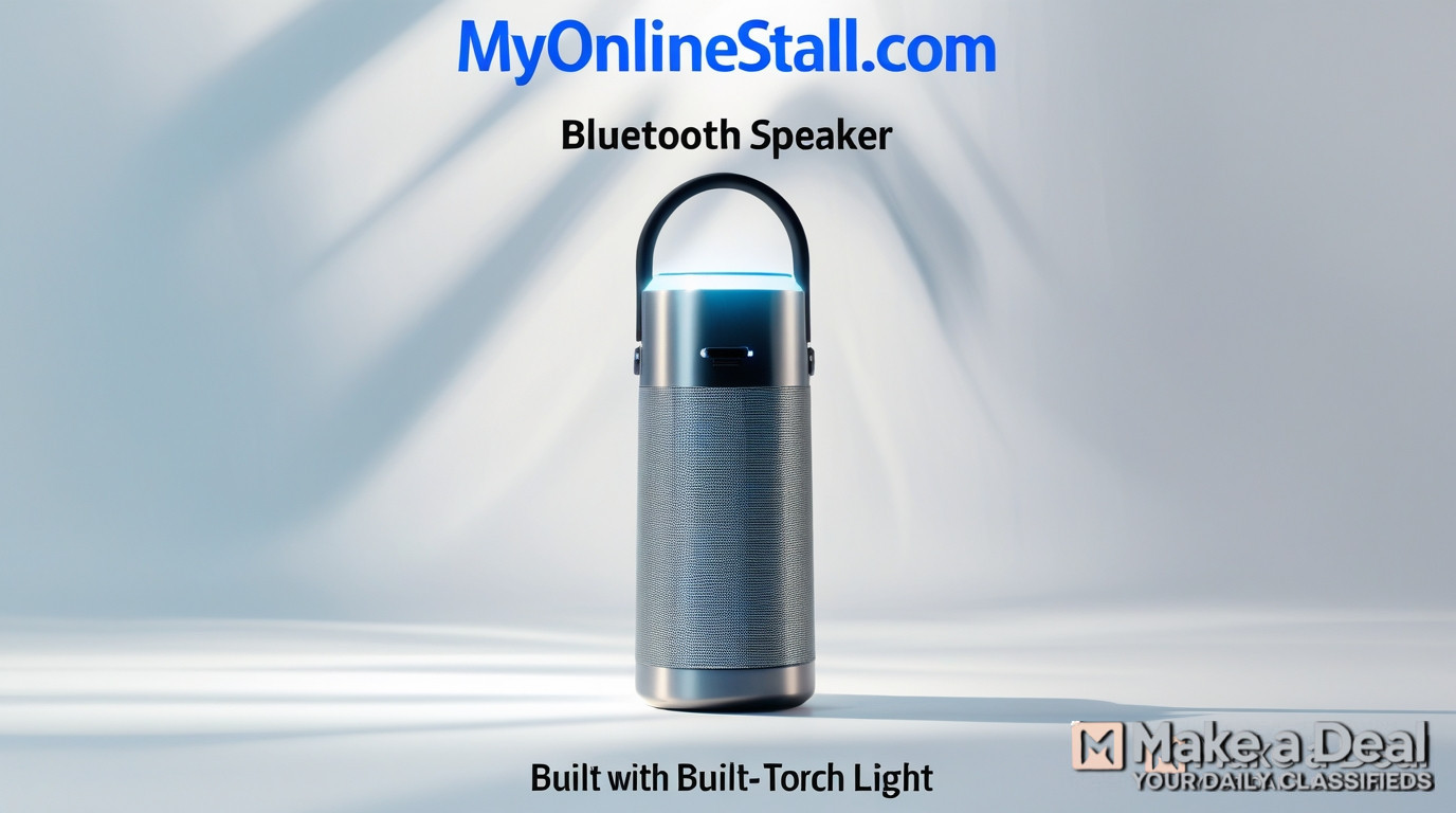 टोर्च लाइट के साथ ब्लूटूथ स्पीकर