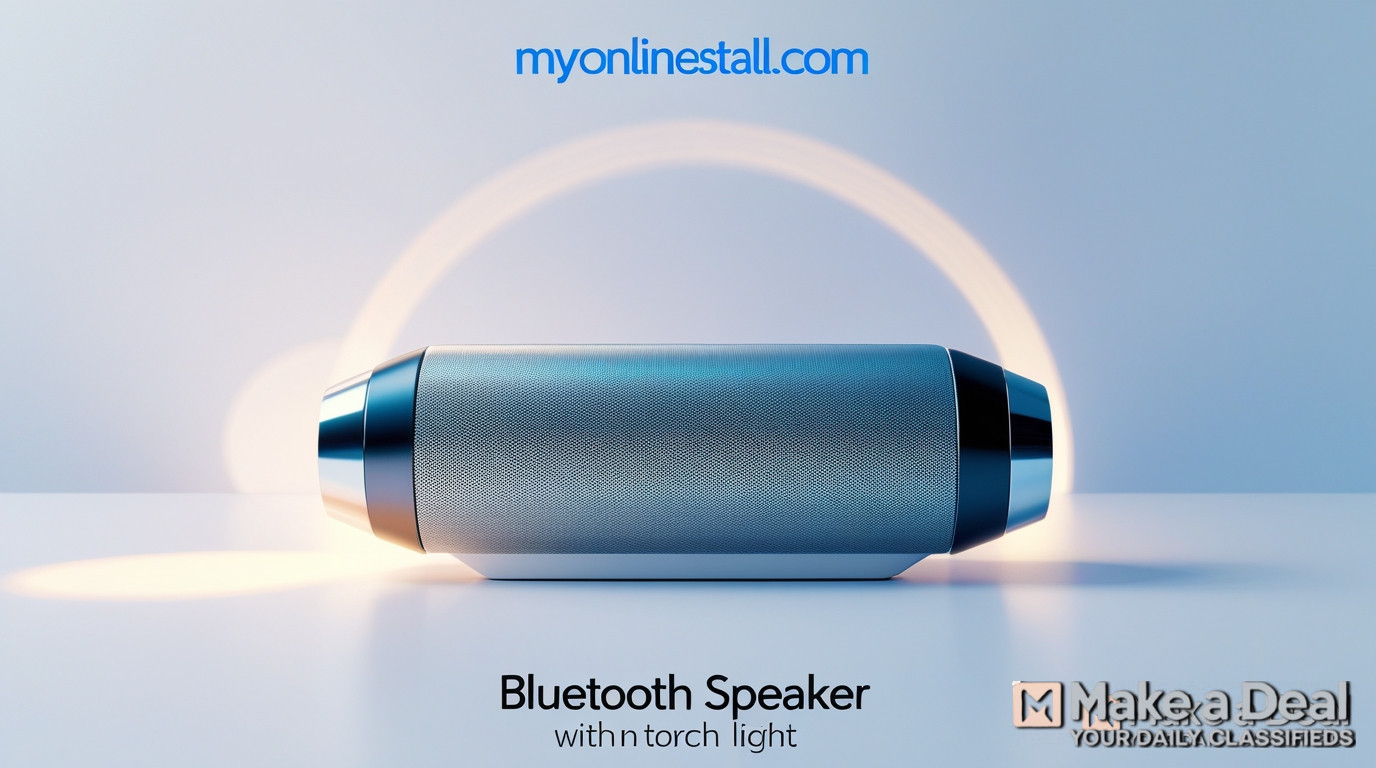 टोर्च लाइट के साथ ब्लूटूथ स्पीकर