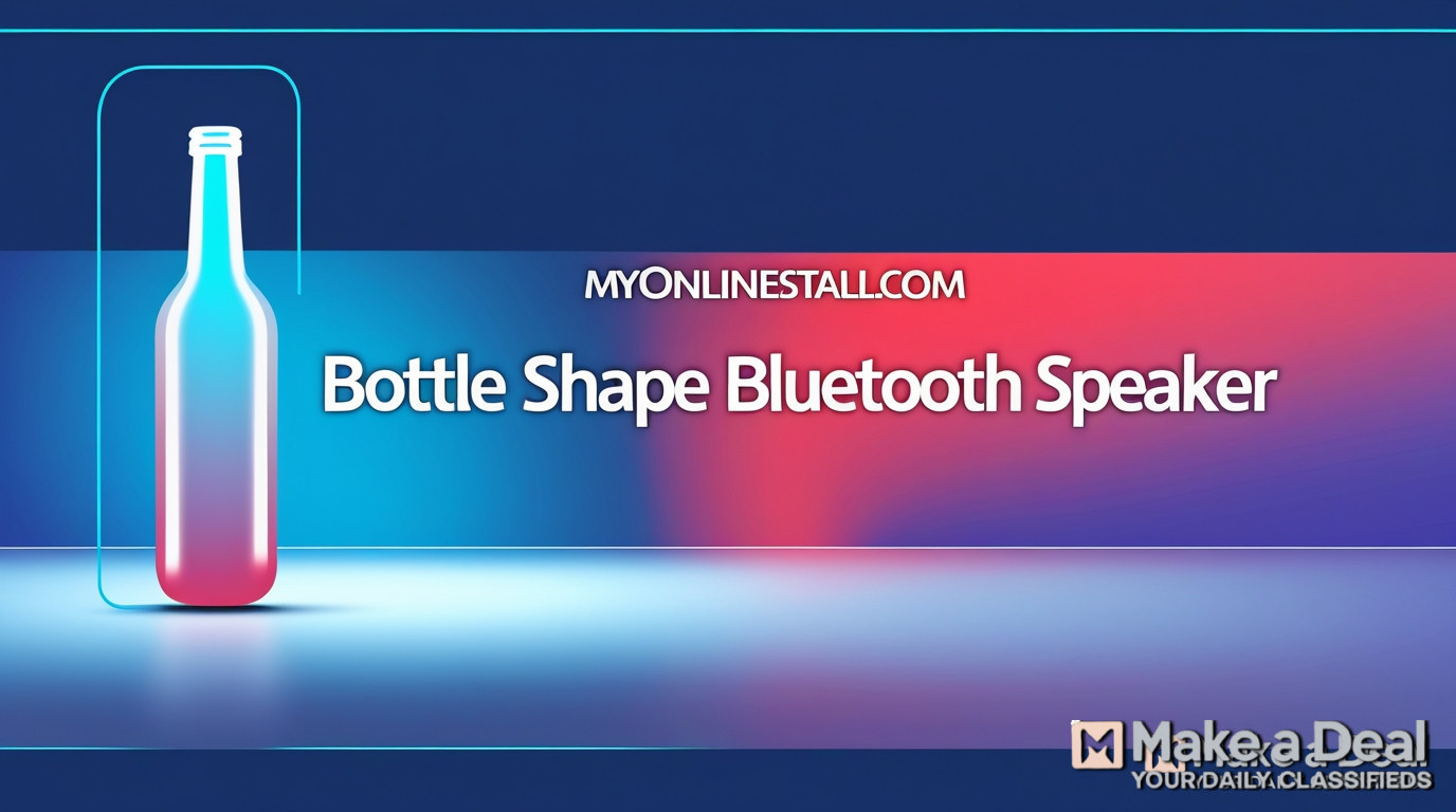 अद्भुत बोतल के आकार का ब्लूटूथ स्पीकर