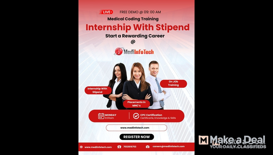 Top Most Medical Coding Training In Hyderabad with Internship and Placements.