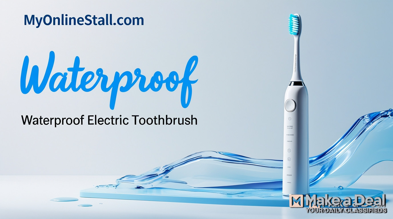 वाटरप्रूफ इलेक्ट्रिक टूथब्रश