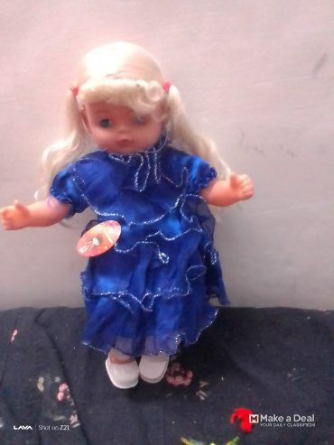 Rubber/ cotton made brand new doll